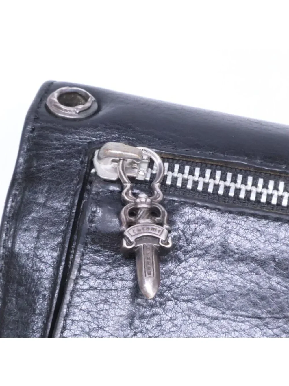 Chrome Hearts Wave BS Fluer Leather Wallet